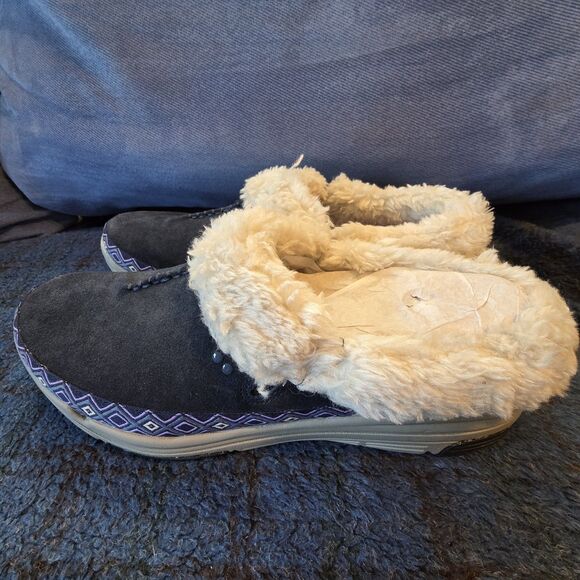 Ryka Shoes - Ryka Adventure Mid Sneakers Womens US 10M Multi Faux Fur Lined Comfort Slip On